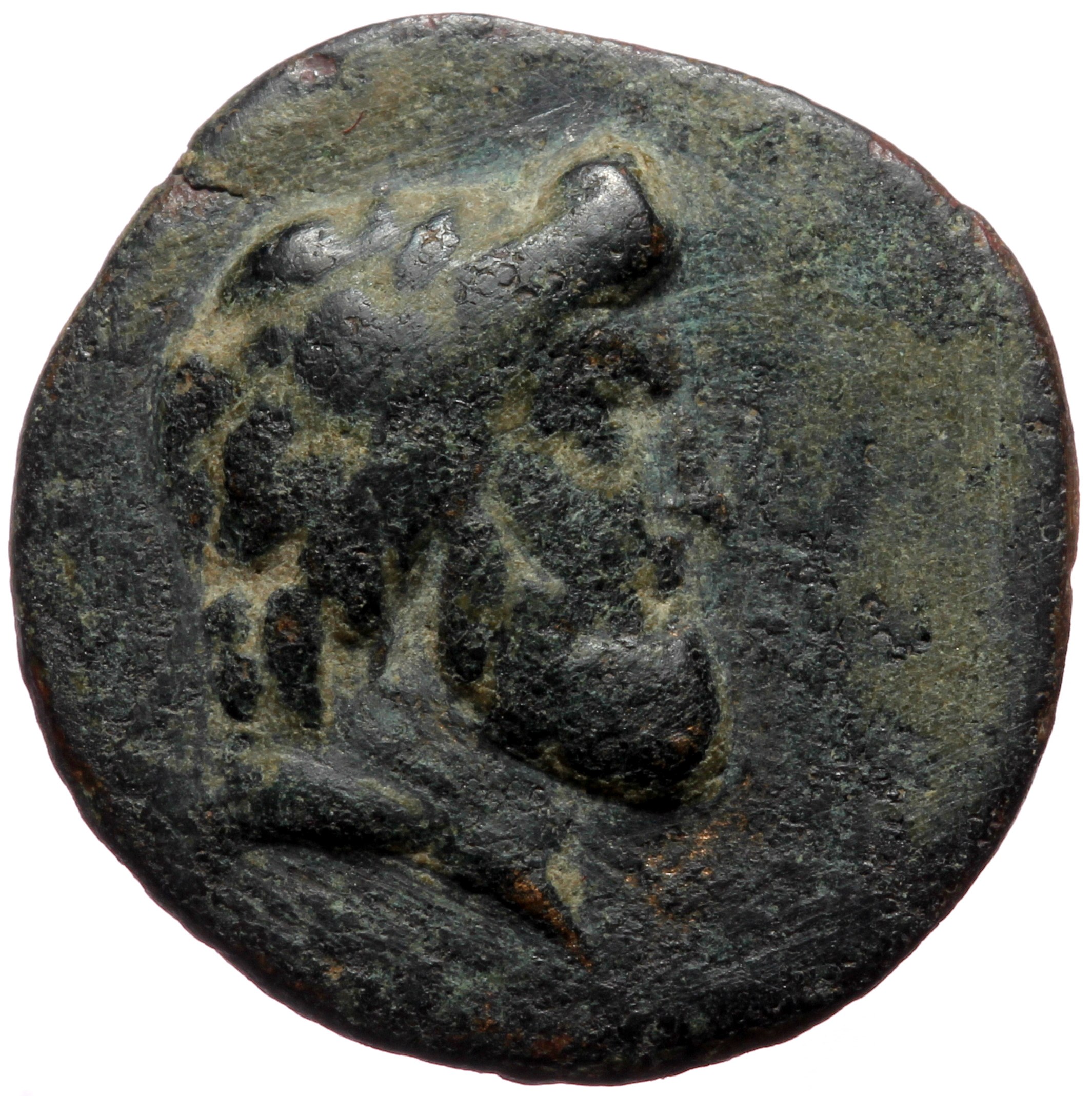 Phrygia, Akmoneia AE (Bronze, 2.81g, 19mm) Timotheos Menela, Magistrate ...