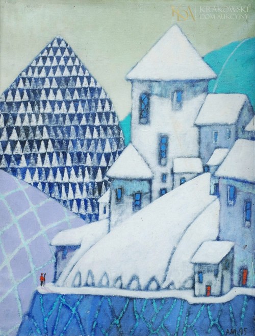 "Zimowy pejzaż", Adam Marczukiewicz