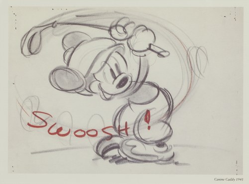 XX w., Canine Caddy, 1941 r., Walt Disney Studio