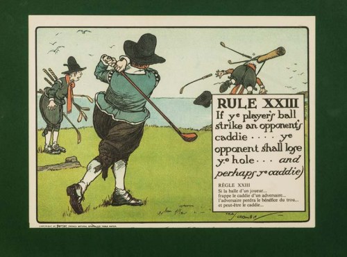 Wielka Brytania (1880 - 1967), RULE XXIII, (Zasada No 23), Charles Crombie
