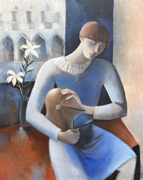 Portret smutnego pazia, 2021, Juliusz Lewandowski
