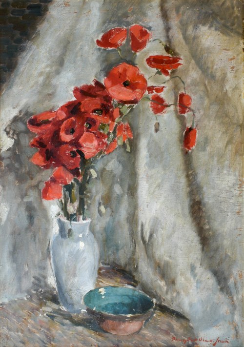 Martwa natura z kwiatami, Mieczysław Serwin-Oracki