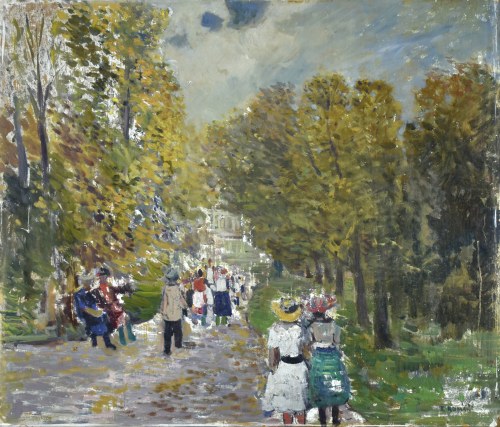 Scena w parku, 1962, Tadeusz Roman