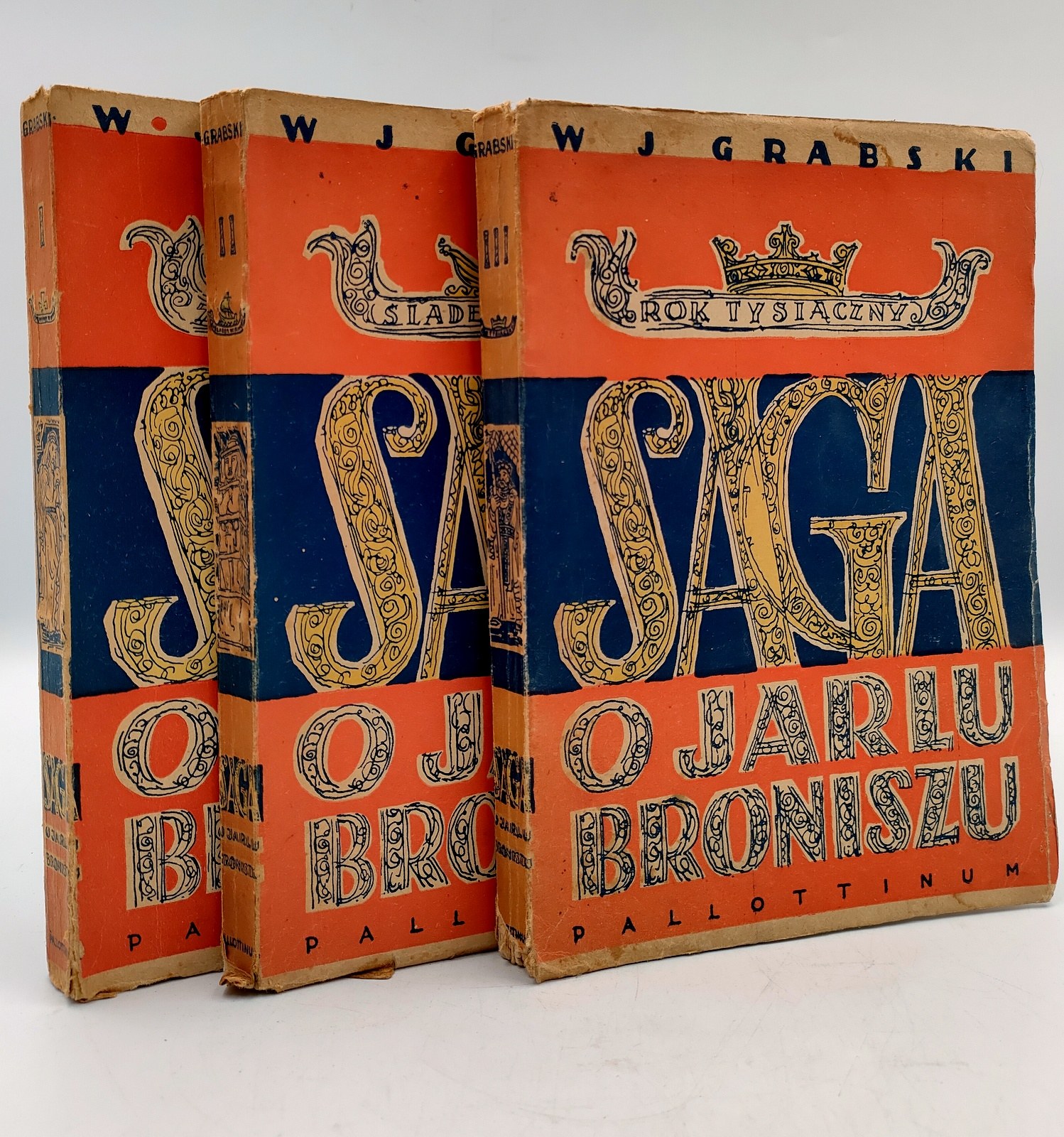 Grabski J. - Saga o Jarlu Broniszu - [il. J. Knothe], Warszawa 1957