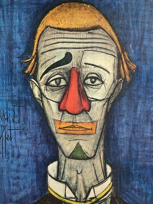 Clown, 1955r, Bernard Buffet