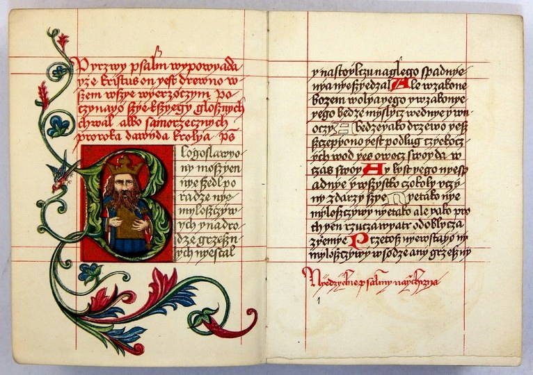 PSAŁTERZ Puławski. From the parchment codex of Prince Władysław ...