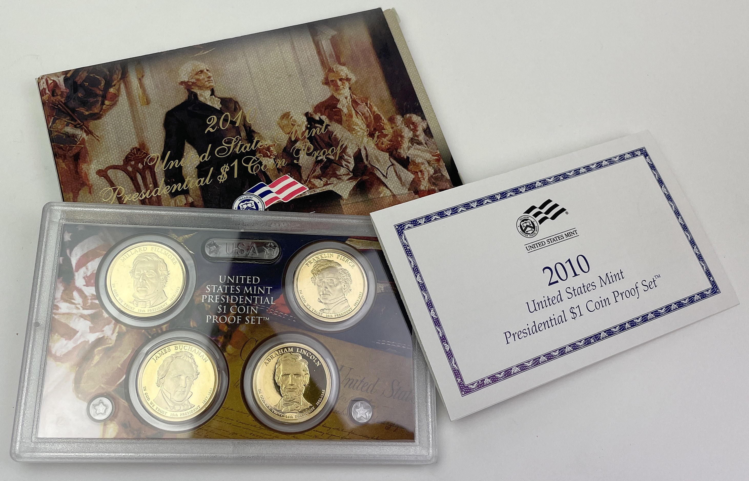 USA, Presidential Dollar Coin Proof Set 2010 - Aukcja internetowa ...