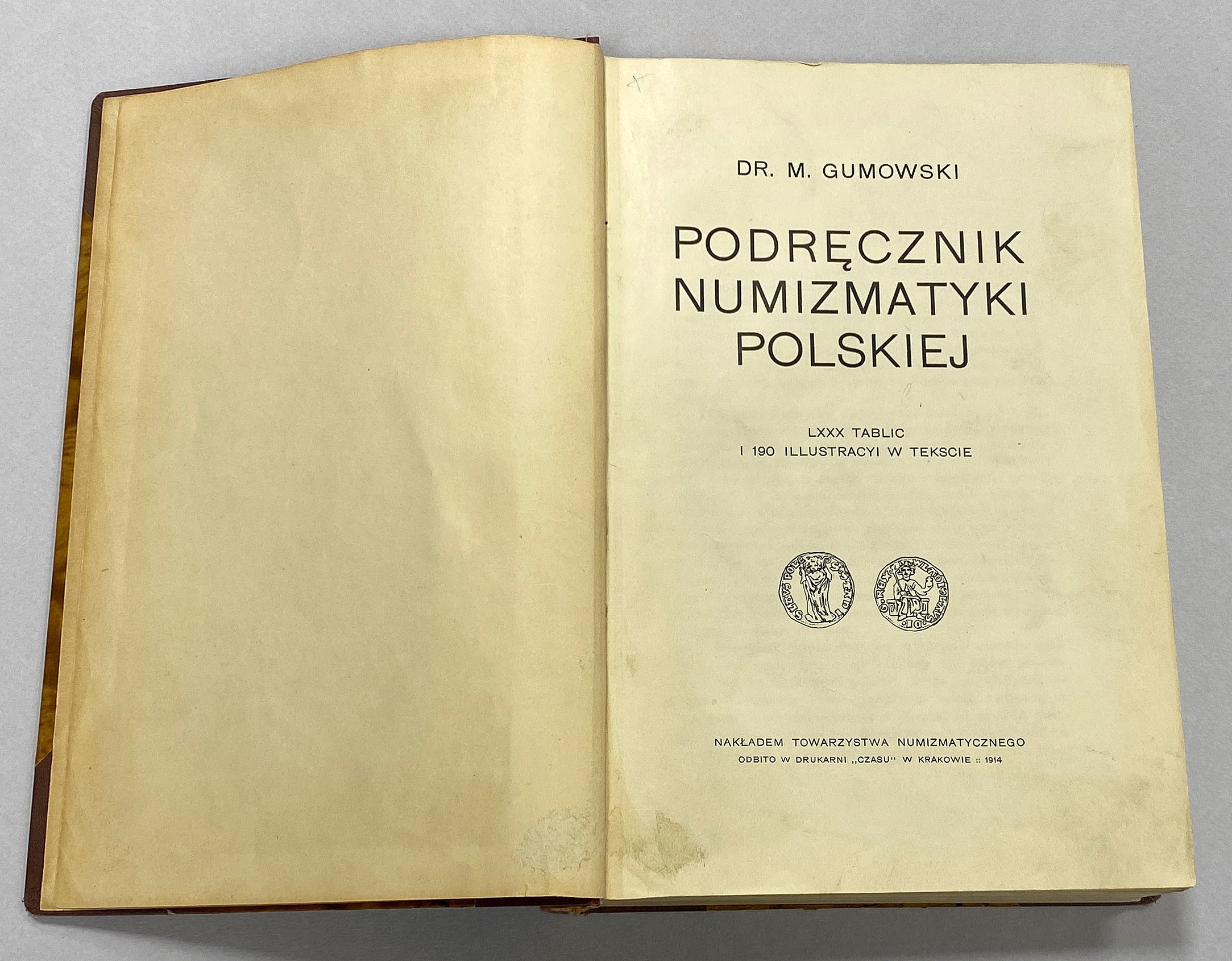 Podręcznik Numizmatyki Polskiej, M. Gumowski 1914 - 인터넷 경매 / 온라인 입찰 - 가격