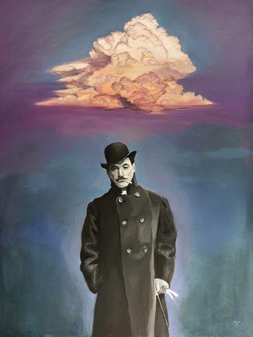 Man and a cloud 2, 2022, Marek Domaniecki