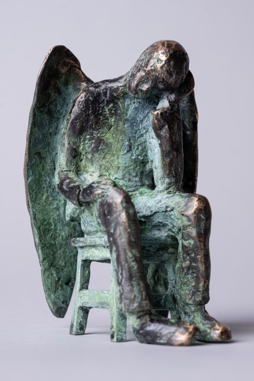Anioł (Brąz, wys. 11 cm, edycja: I/VIII), Jacek Cholewa