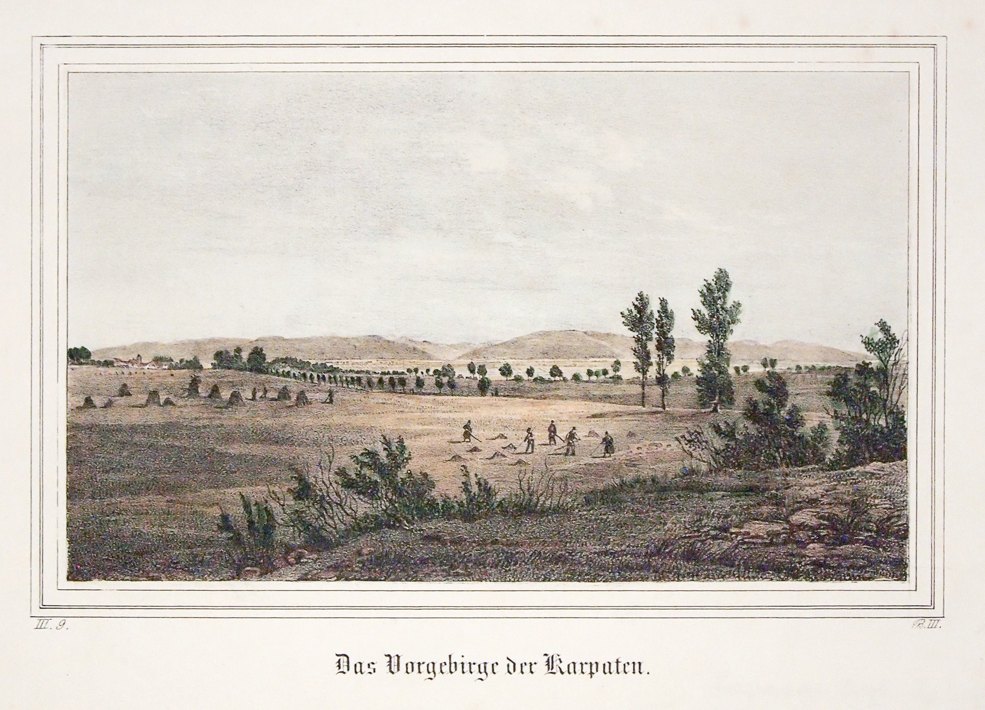 POGÓRZE KARPACKIE. Widok z Pogórza Karpackiego na zachód od Śląska