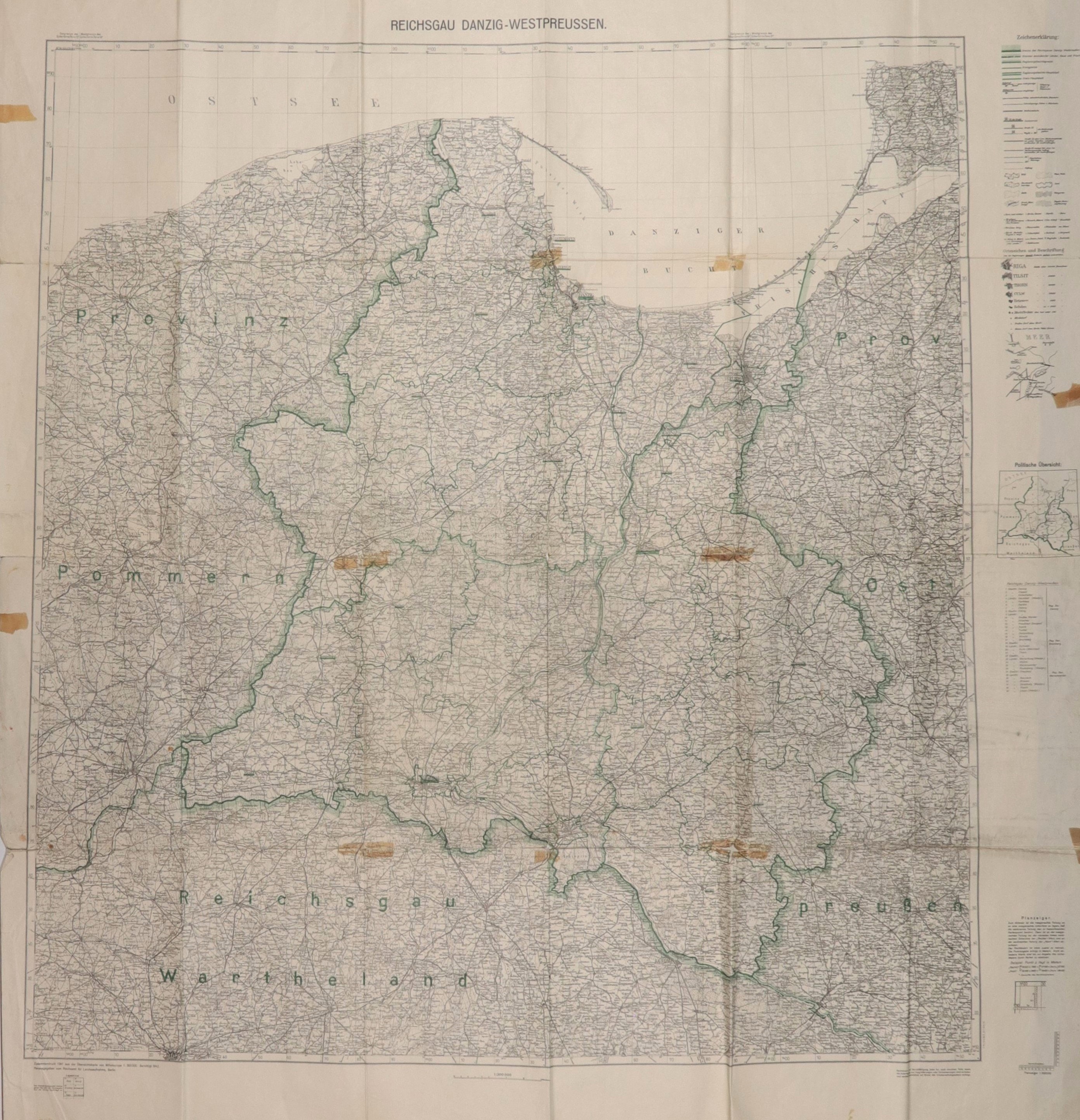 GDA SK Map Of The Reich District Of Danzig West Prussia Created In   1083452 1b 