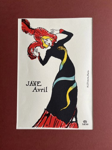 Jane Avril, No XXX/XXXIII, Henri de Toulouse-Lautrec