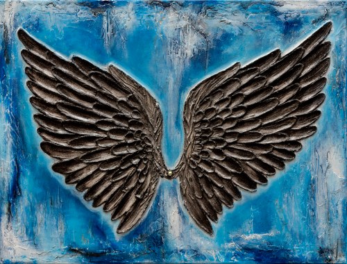 Blue Light Wings, 2022, Katarzyna Ziomek