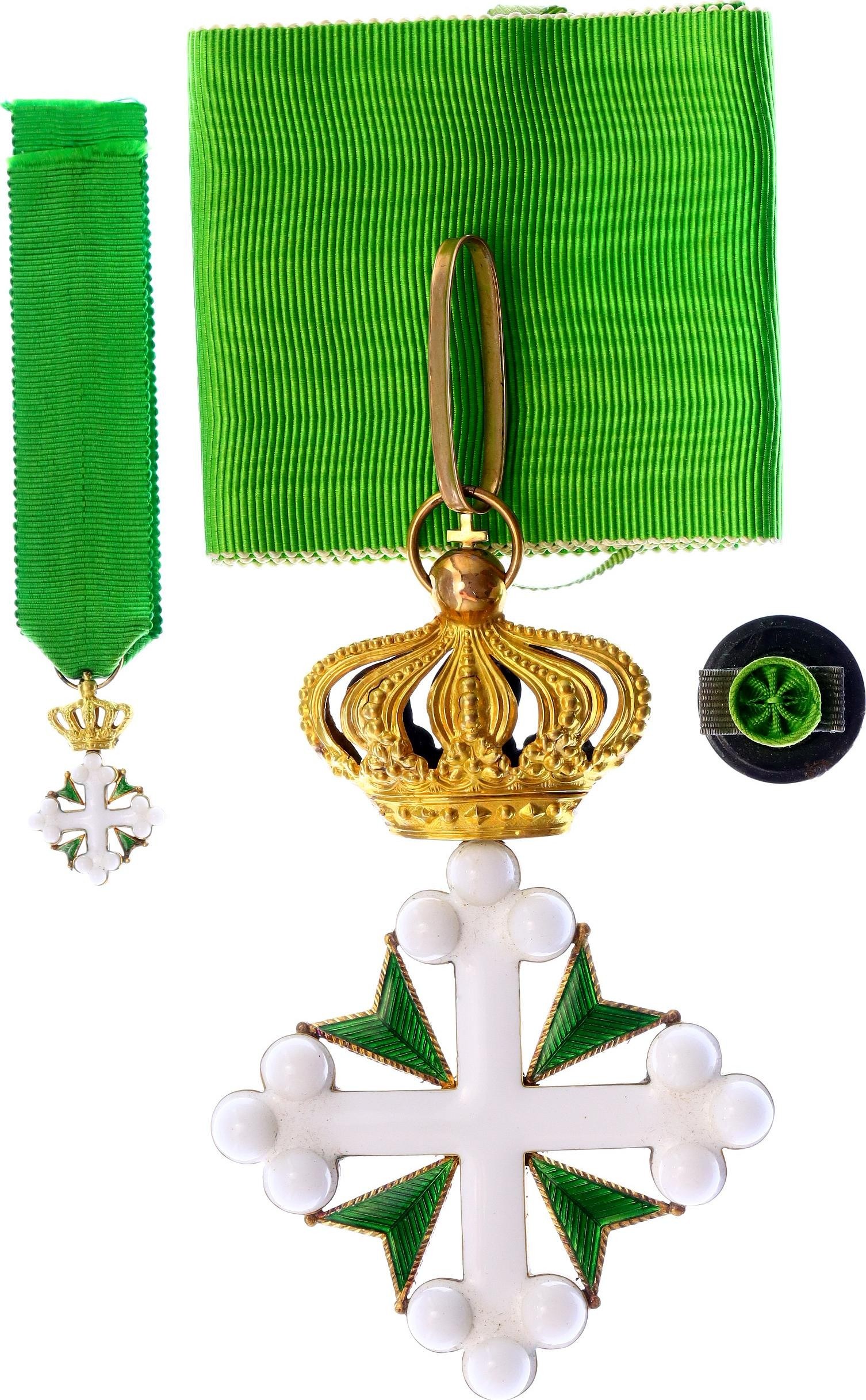 Italy Order of St.Maurice & Lazarus I Class Commander Cross 20 -th ...