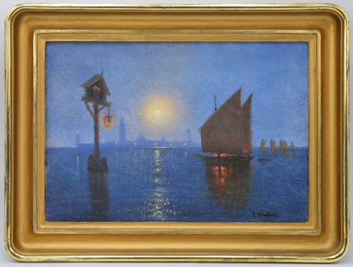 Laguna wenecka nocą, Roman Bratkowski
