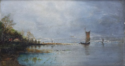 W zatoce, 1900, Hugo Vogel