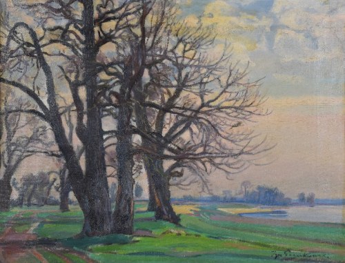 Pejzaż z drzewami, Ignacy Pieńkowski