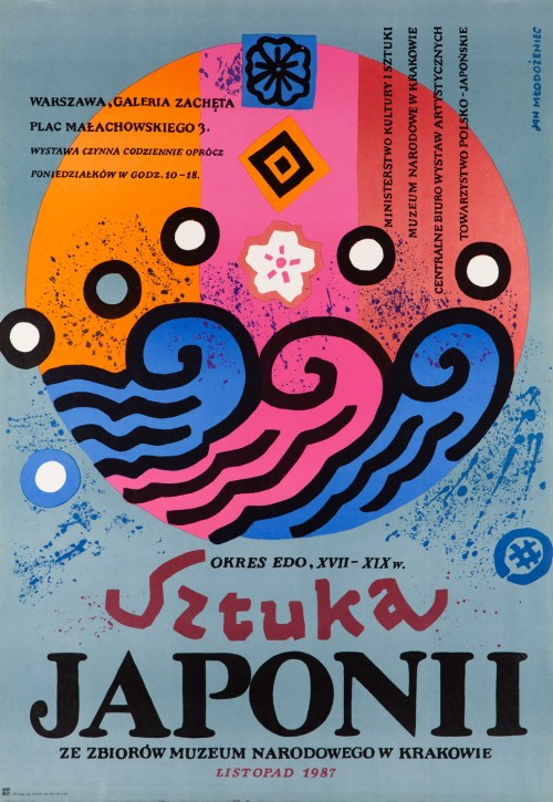 XVII-XIX w. - proj. Jan MŁODOŻENIEC (1929-2000), 1987, Sztuka Japonii. Okres Edo