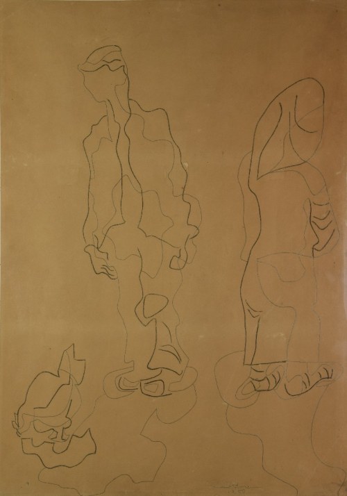 Z cyklu: Małorolni, 1950, Władysław Strzemiński