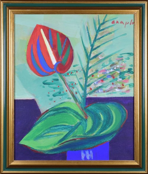 Czerwone anturium, 1998, Marian Czapla