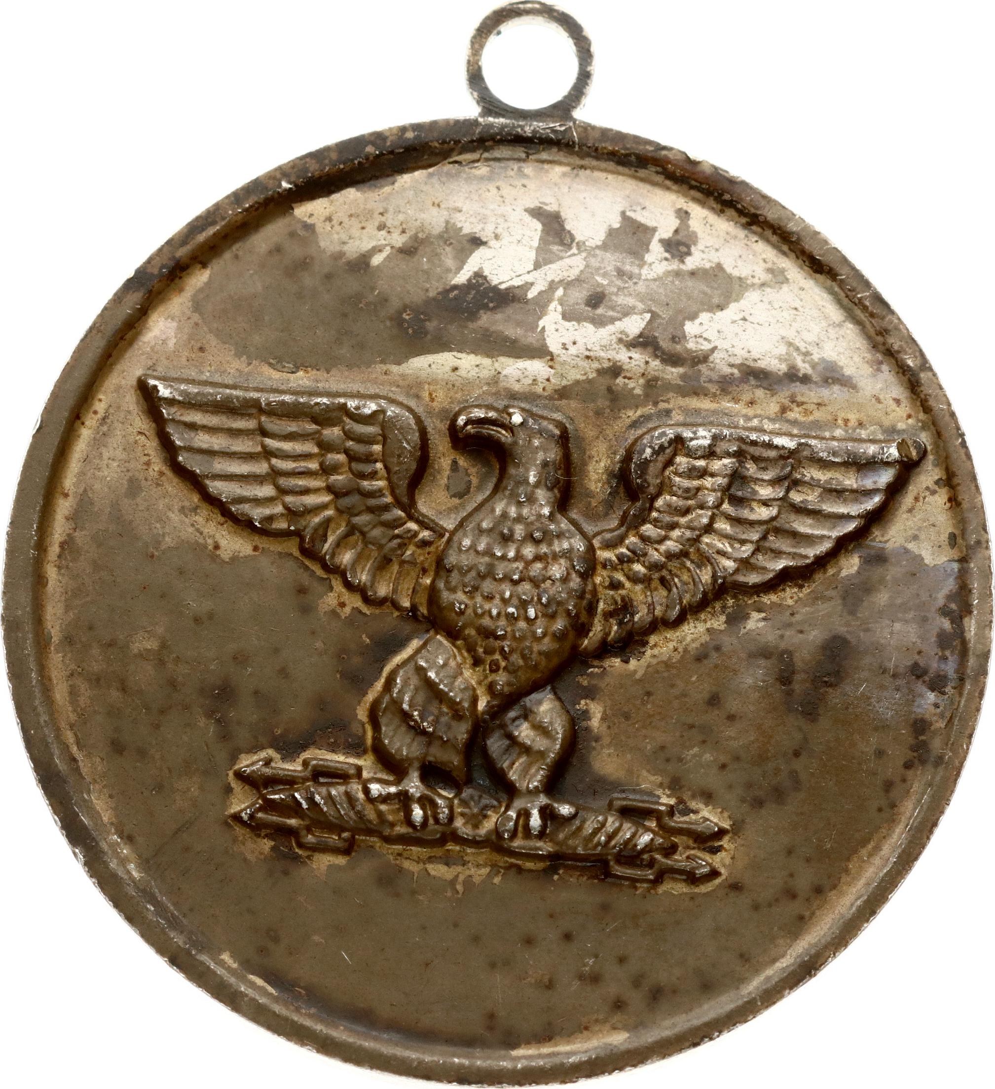 France Medal (1821) Napoleon. Obverse: Emperor Napoleon on horseback ...