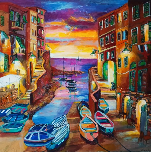 Fallen in love Cinqueterre, Magdalena Kurek