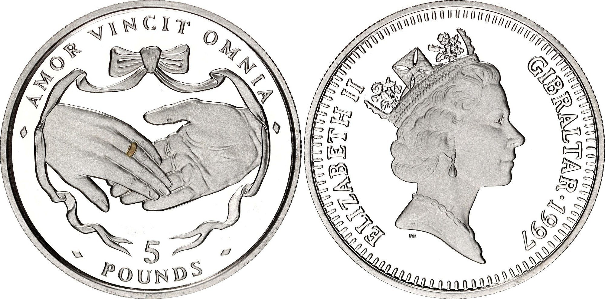 Gibraltar Pounds 1997 Online auction Online bidding Price