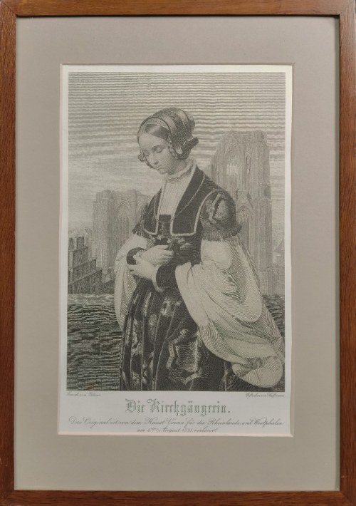Skupiona dziewczyna - Wstąpienie do klasztoru, Louis Ammy Blanc