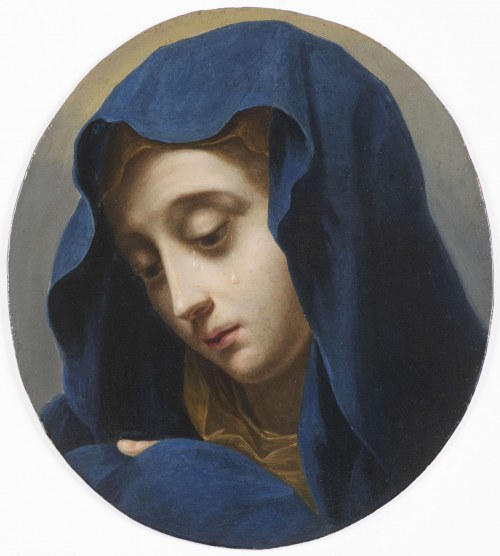 "La Madonna del Dito" (Matka Boska z Palca), Bartolomeo Mancini (1663 - 1727), "La Madonna del Dito" (Matka Boska z Palca), Bartolomeo Mancini