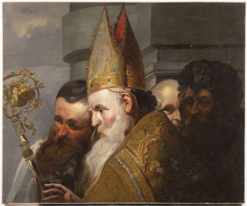 Saint Ambrose, Follower of Peter Paul Rubens (1577-1640), Saint Ambrose, Follower Of Rubens