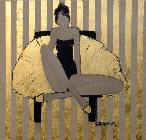 Gold Ballerina, 2022, Joanna Sarapata