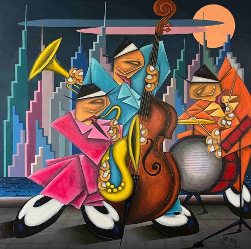 Jam session, 2022, Robert Jadczak