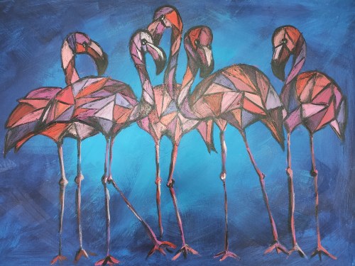 Flamingi, 2022r., Dorota Kołakowska