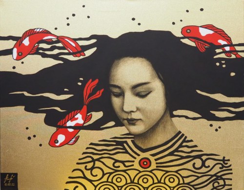 Swim Like A Fish In The River Of Time, 2022 r., Olena Lytvynenko