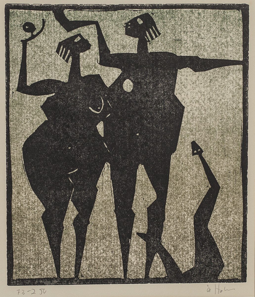 価格応相談　Ake Holm #202 Adam och Eva Ake HOLM, Szwecja, XX w. (1900 - 1980), Adam i Ewa, ok. 1960 r