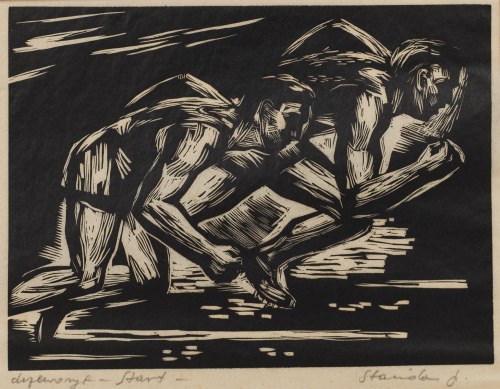 Polska, XX w. (1912 - 1987), Start, ok. 1953 r., Jan Stańda