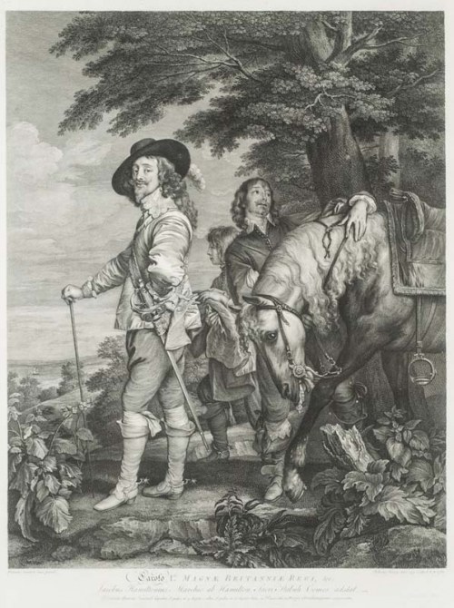 Anglia, XVIII w. (1721 - 1792), Portret Karola I, króla Anglii, Robert Strange