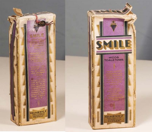 Poznań, WODA TOALETOWA „SMILE”, sprzed 1939 r., Falkiewicz - Fabryka Perfum i Kosmetyków