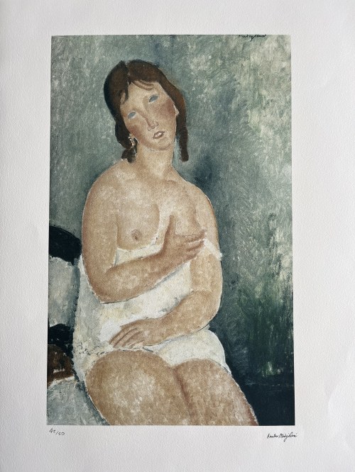 Young woman in a shirt, Amedeo Modigliani