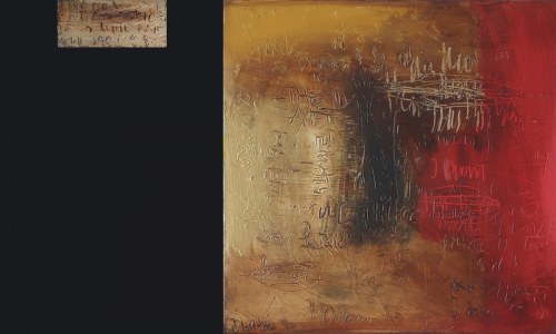 September, dyptyk, 2022, Magdalena Uchman