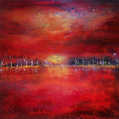 ur. 1977 ), Czerwone jezioro, 2022, Laura Lis