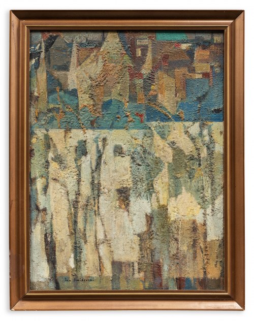 Pejzaż miejski [Kraków], lata 60. XX w., Jan Świderski