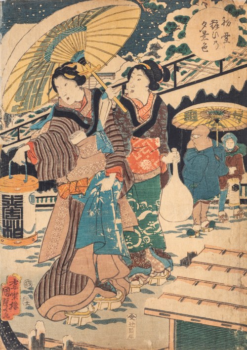 Scena rodzajowa, 1854, Utagawa Kunisada II