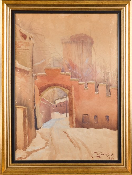 Brama wjazdowa na Wawel, 1919, Józef Zasłowski