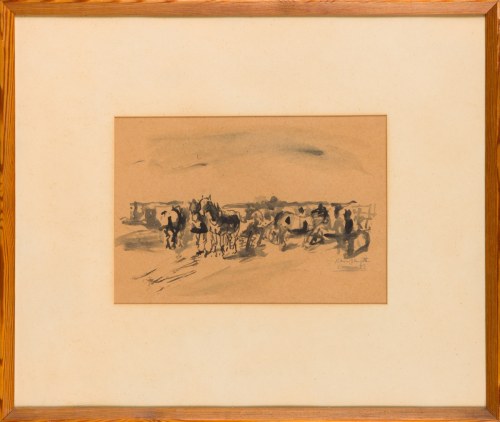 Zaprzęgi konne, 1963, Kazimierz Szemioth