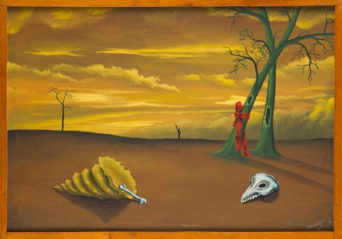 Kompozycja surrealistyczna, 1982, L. Wawrzyk