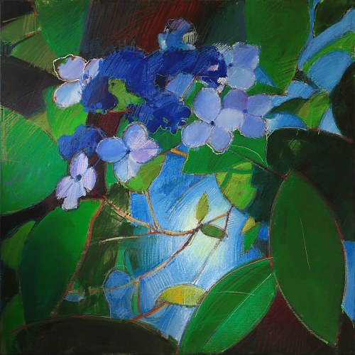 z cyku "W ogrodzie" - Hommage a Giverny1, 2021, Iwona Stachura