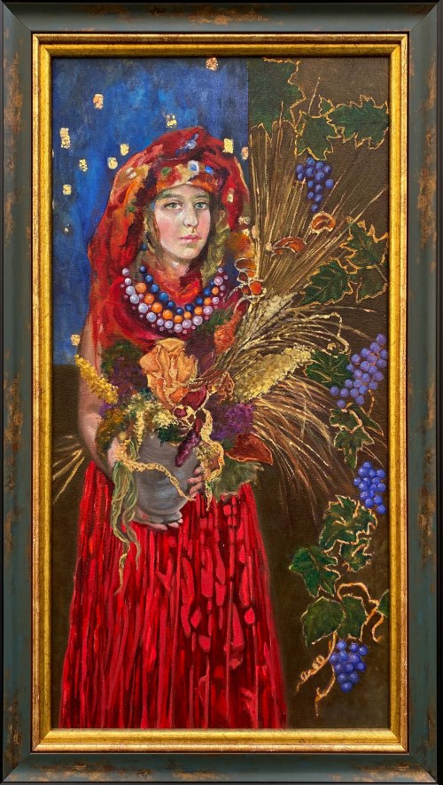 Maryś w czerwieniach, 2022, Anna Czyżykiewicz Zouki