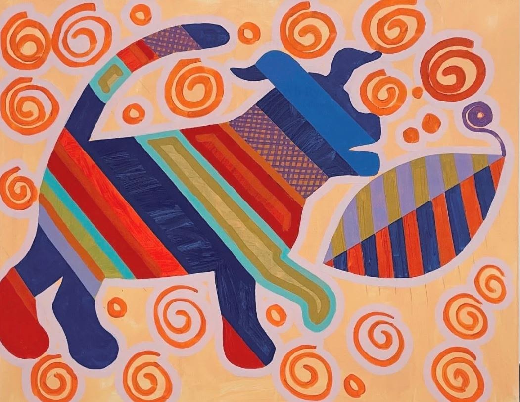 Ryszard GRZYB ur. 1956, Tańcząc w bębnościach, 2021 Aukcja